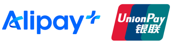 Alipay+ and UnionPay logo